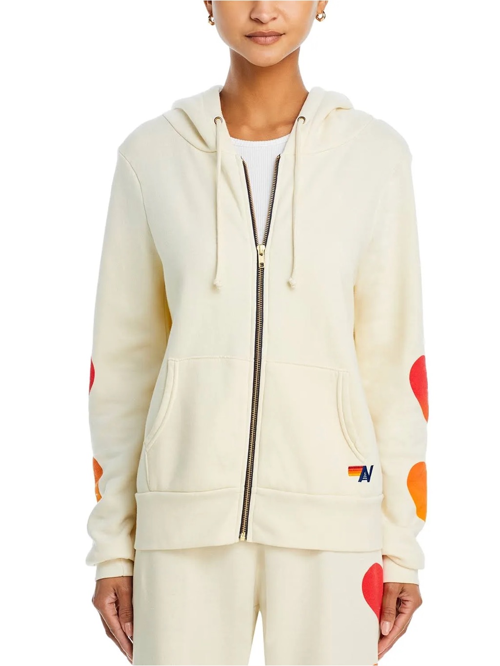Aviator Nation Heart Fade - Vintage White - Small — image 2 of 7